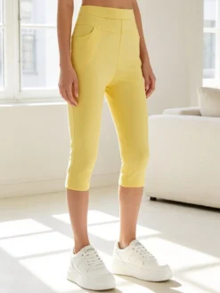 Solada Leggings a pinocchietto vita alta