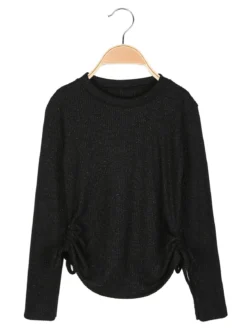 Solada Maglia da bambina a costine con dettagli lurex
