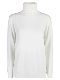 Solada Maglia dolcevita da donna - bianco