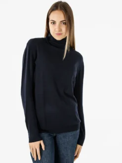 Solada Maglia dolcevita da donna - blu scuro