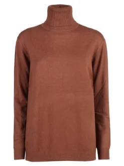 Solada Maglia dolcevita da donna - cuoio