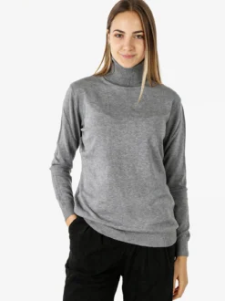 Solada Maglia dolcevita da donna - grigio