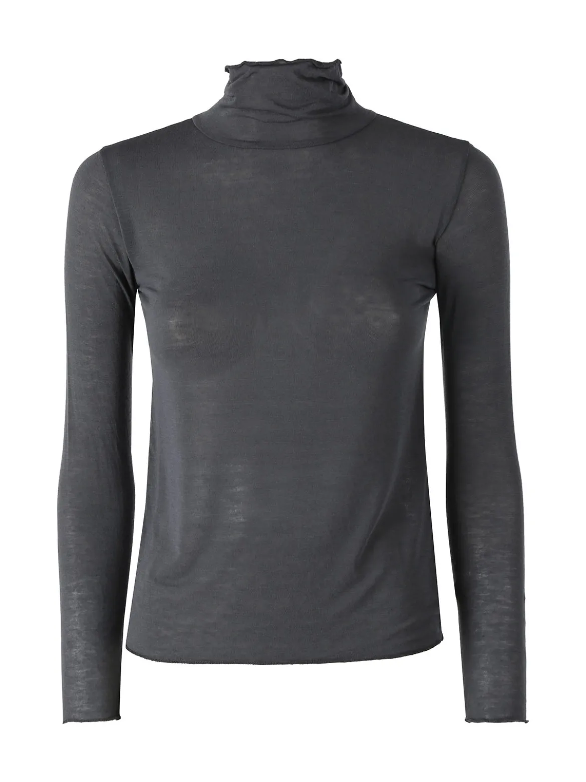 Solada Maglia dolcevita da donna in misto cashmere a maniche lunghe - moro