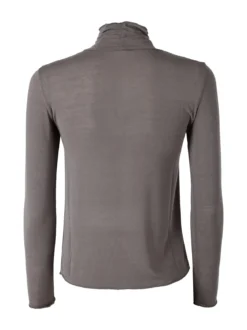 Solada Maglia dolcevita da donna in misto cashmere a maniche lunghe - fango