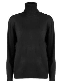Solada Maglia dolcevita da donna - nero
