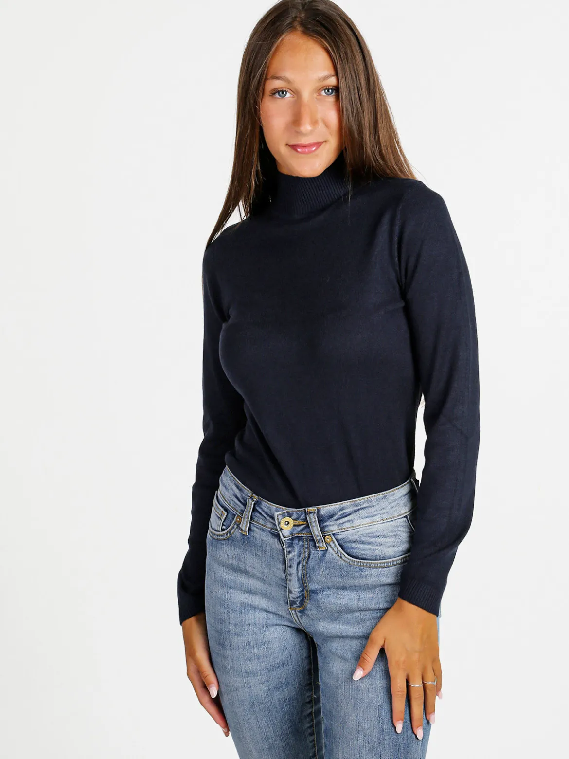 Solada Maglia donna a lupetto - blu scuro