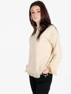 Solada Maglia donna con finale sfrangiato