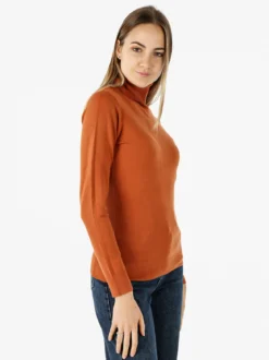 Solada Maglia donna dolcevita - arancione