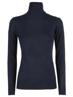 Solada Maglia donna dolcevita - blu scuro
