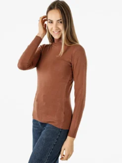 Solada Maglia donna dolcevita - cuoio