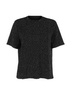 Solada Maglia donna in lurex con piccole borchie
