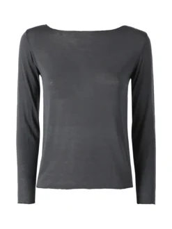 Solada Maglia donna in misto cashmere a maniche lunghe - grigio