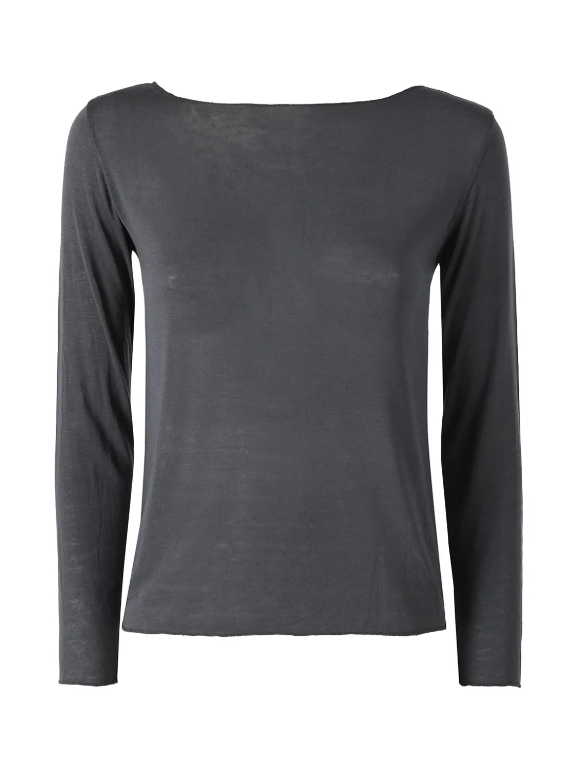 Solada Maglia donna in misto cashmere a maniche lunghe - grigio