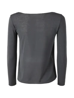 Solada Maglia donna in misto cashmere a maniche lunghe - grigio