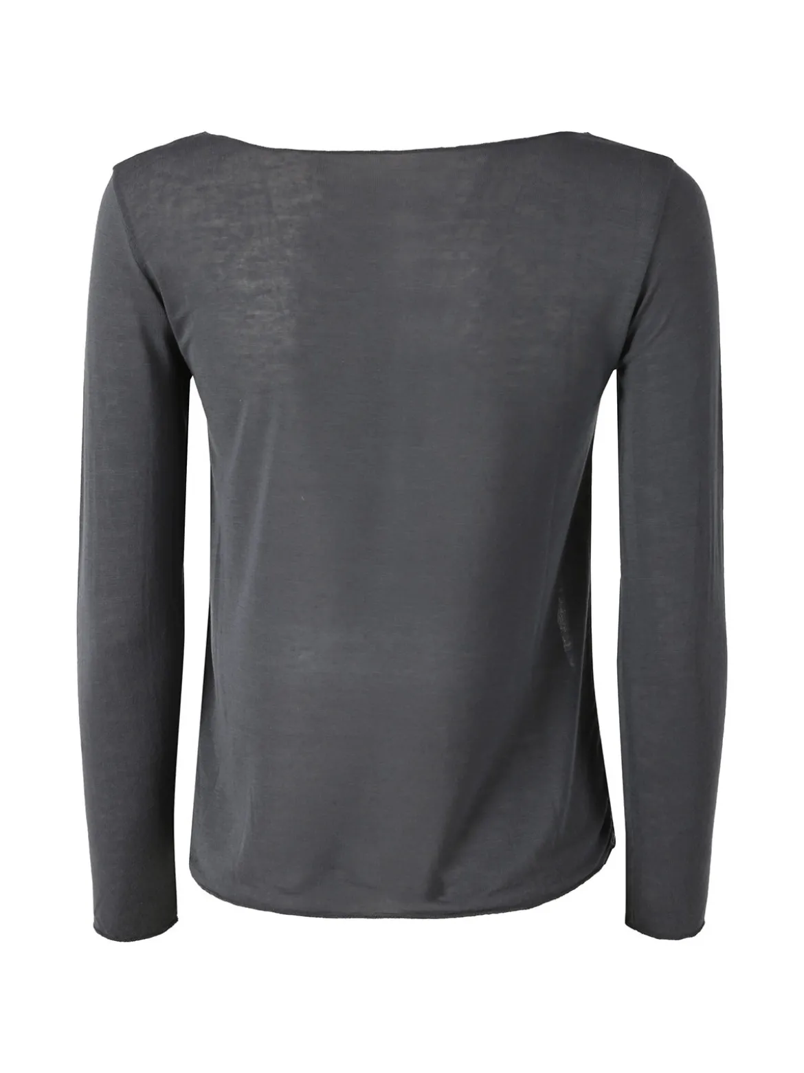 Solada Maglia donna in misto cashmere a maniche lunghe - grigio