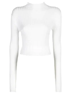 Solada Maglia donna lupetto - bianco