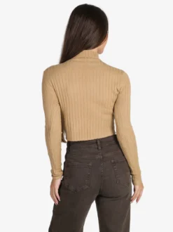 Solada Maglia donna lupetto - cammello