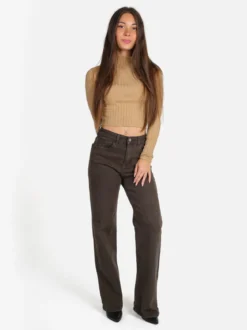 Solada Maglia donna lupetto - cammello