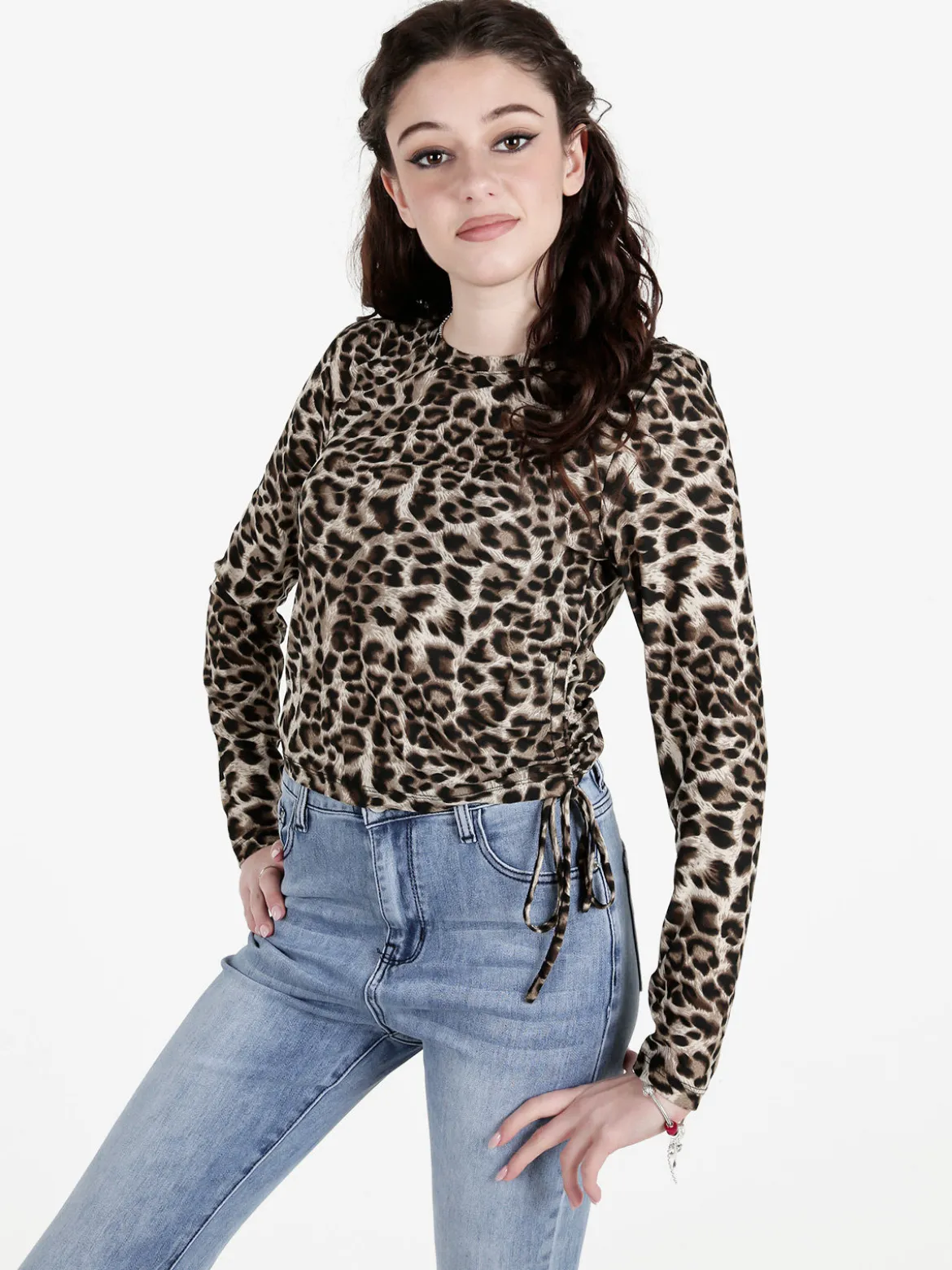 Solada Maglia donna maculata a maniche lunghe