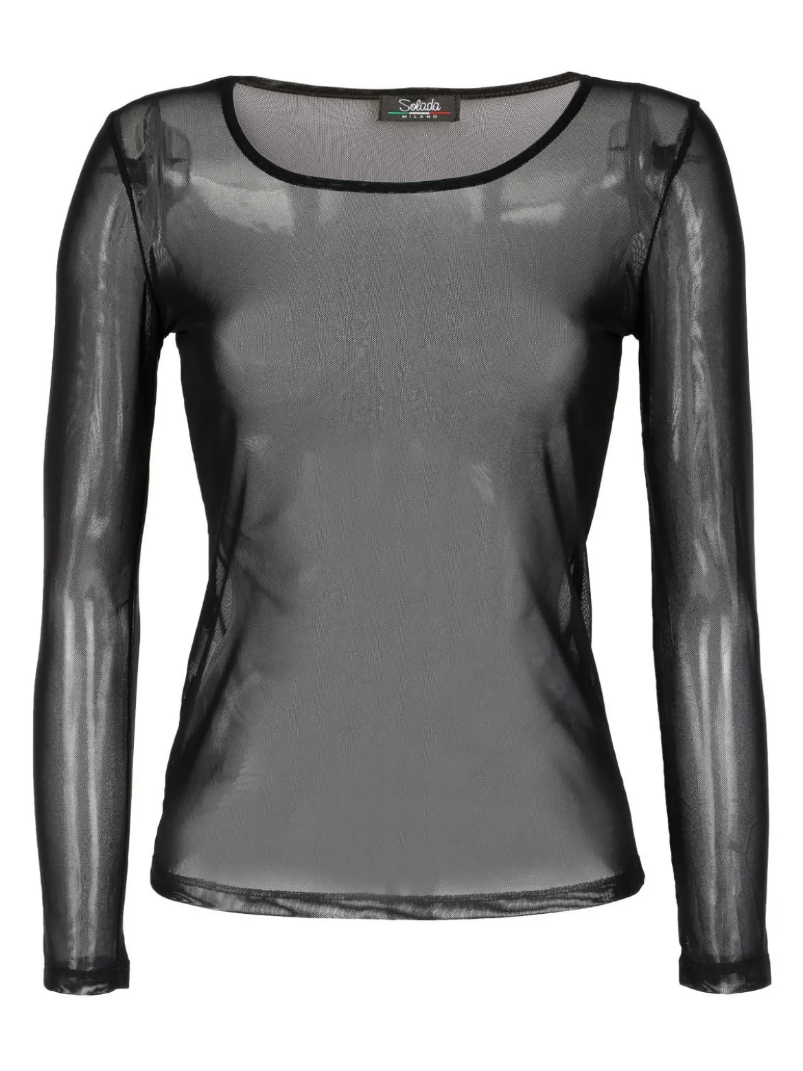 Solada Maglia nera con trasparenze