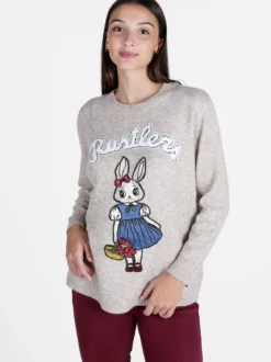 Solada Maglione donna con disegno sul davanti