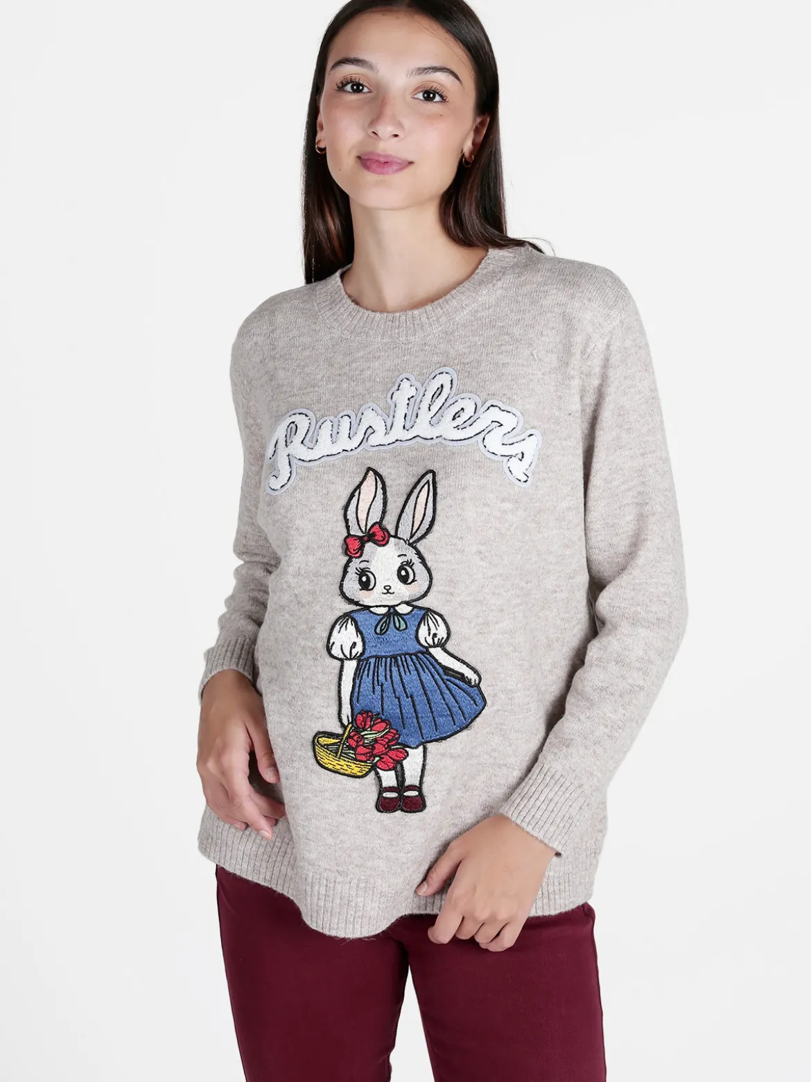 Solada Maglione donna con disegno sul davanti
