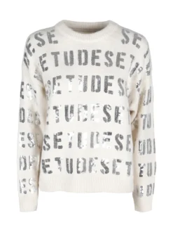 Solada Maglione donna oversize con paillettes