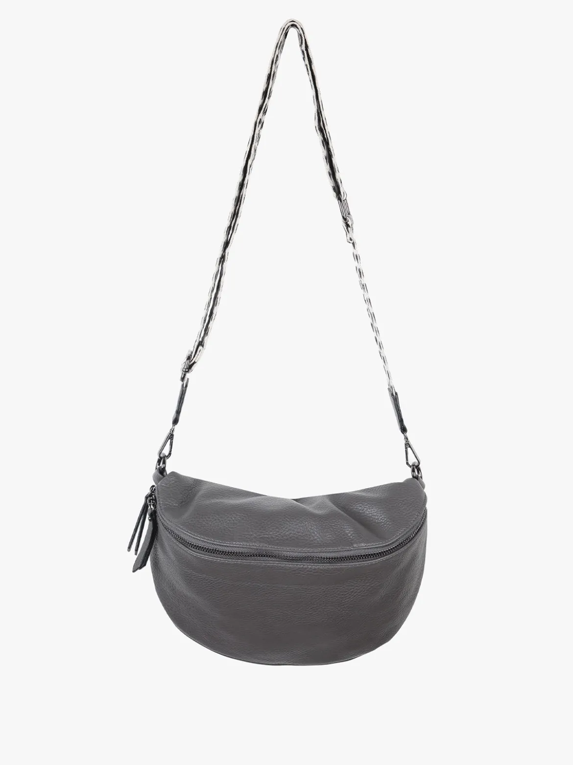 Solada Marsupio donna in con zip e tracolla stampata
