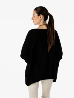 Solada Maxi blusa da donna in viscosa con maniche a pipistrello