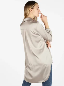 Solada Maxi camicia donna effetto raso