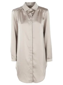 Solada Maxi camicia donna effetto raso