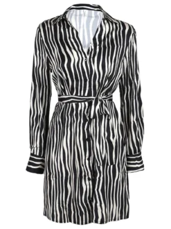 Solada Maxi camicia lunga da donna bicolore