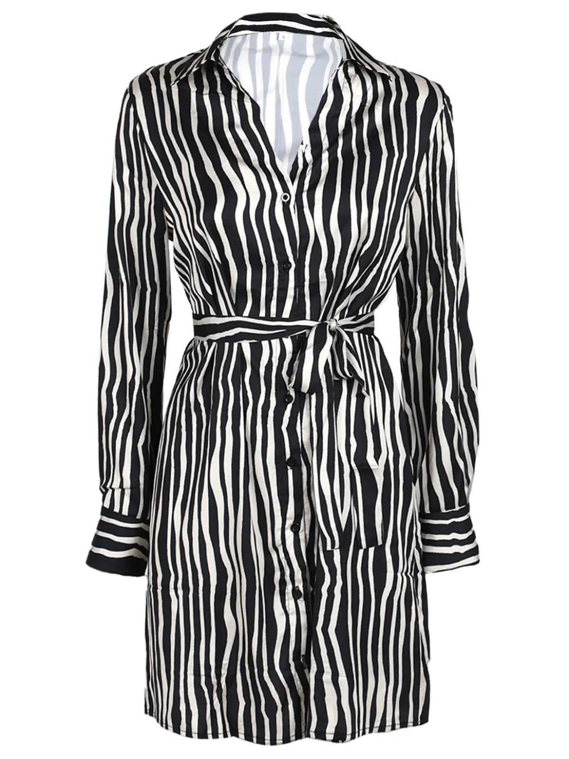 Solada Maxi camicia lunga da donna bicolore
