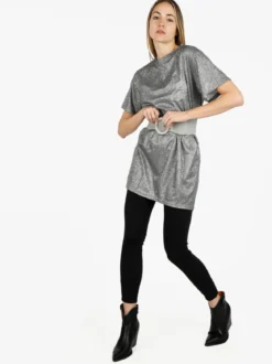 Solada Maxi t-shirt donna con glitter