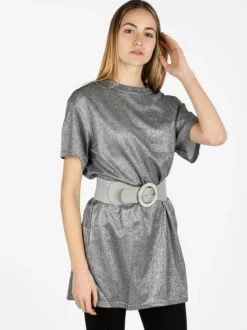 Solada Maxi t-shirt donna con glitter