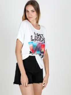 Solada Maxi t-shirt donna con stampa disegno
