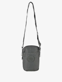 Solada Mini borsello da donna a tracolla in nylon - grigio