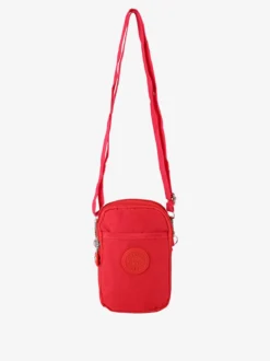Solada Mini borsello da donna a tracolla in nylon - rosso