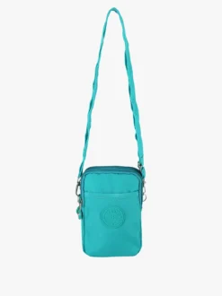 Solada Mini borsello da donna a tracolla in nylon - turchese