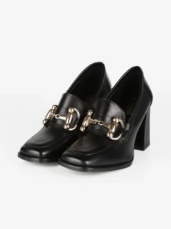Solada Mocassini in pelle donna con tacco