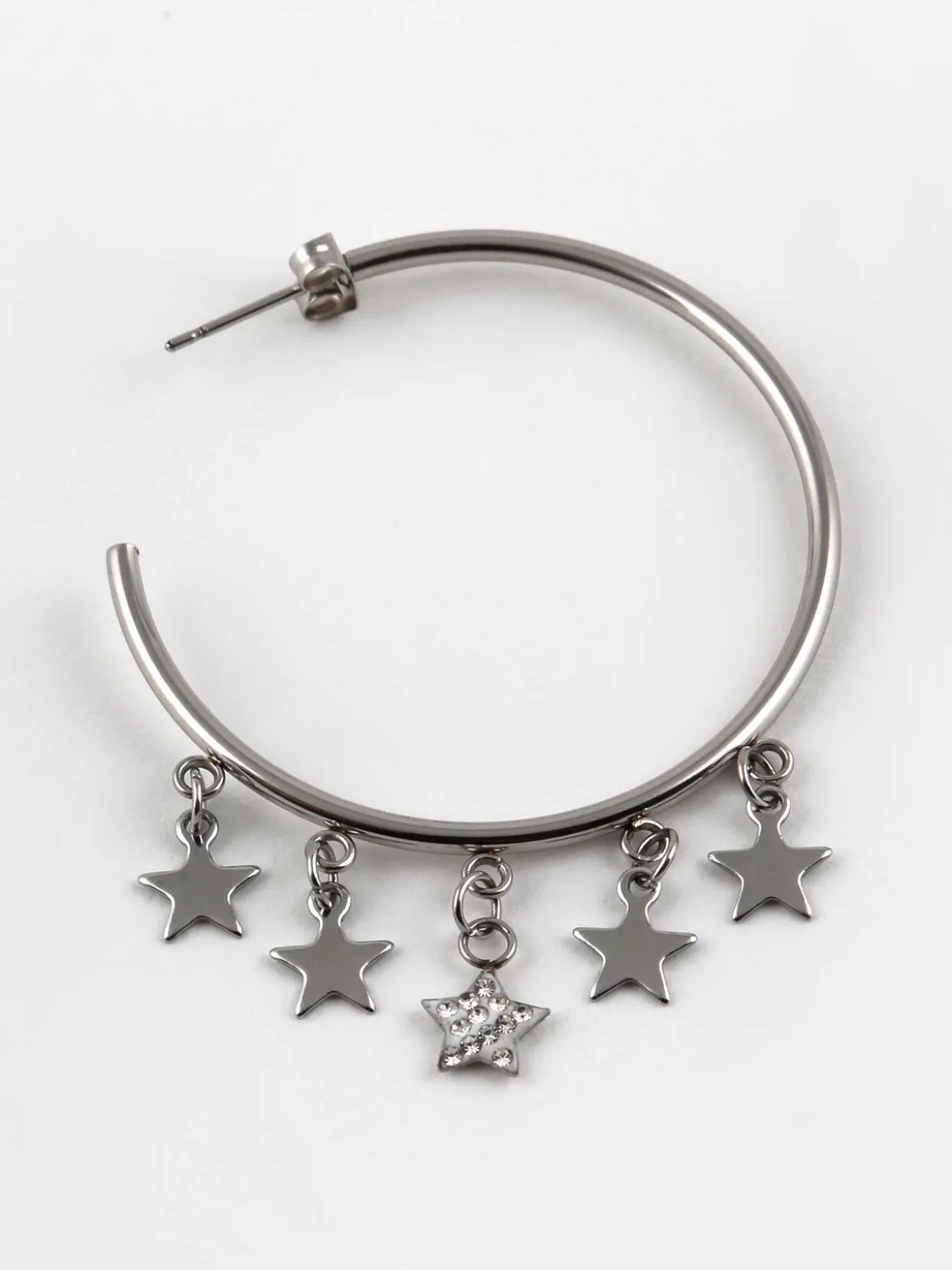 Solada Orecchini semicerchio con stelle e strass