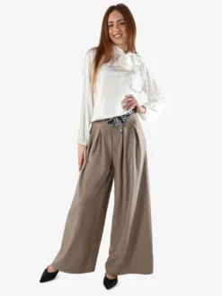 Solada Pantaloni a palazzo da donna - khaki