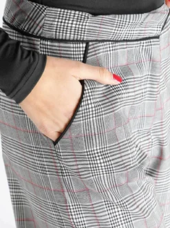 Solada Pantaloni a vita alta fantasia scozzese