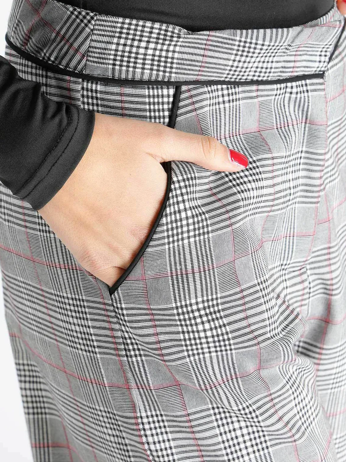 Solada Pantaloni a vita alta fantasia scozzese
