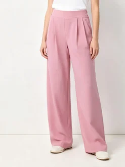 Solada Pantaloni casual da donna a gamba larga - rosa