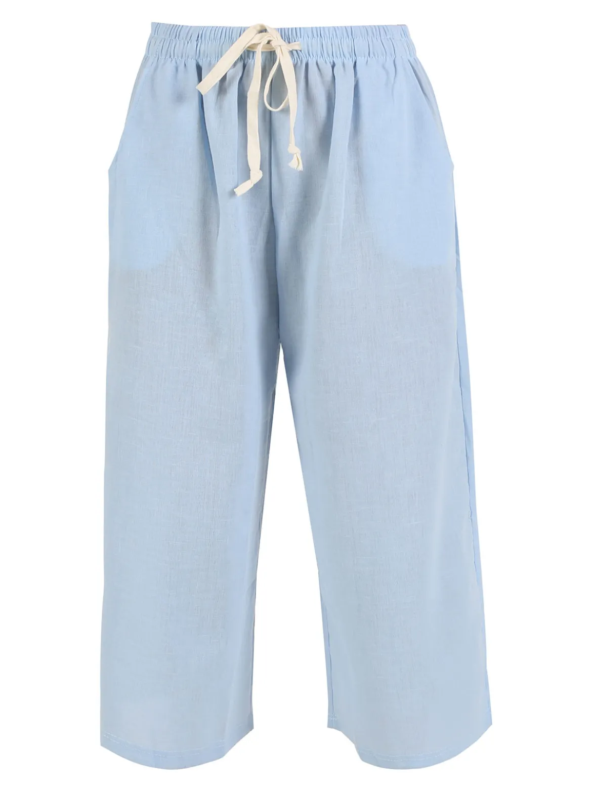 Solada Pantaloni cropped donna in misto cotone