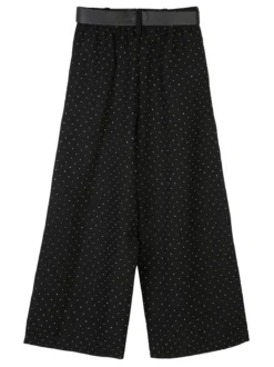 Solada Pantaloni culotte da bambina con strass e cintura