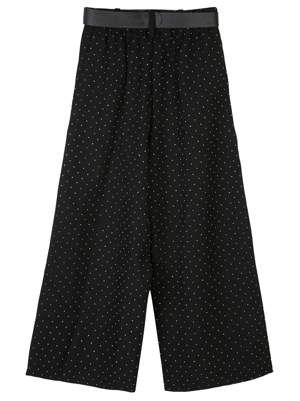 Solada Pantaloni culotte da bambina con strass e cintura