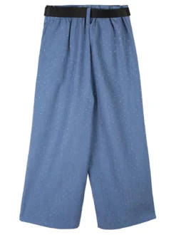 Solada Pantaloni culotte da bambina con strass e cintura