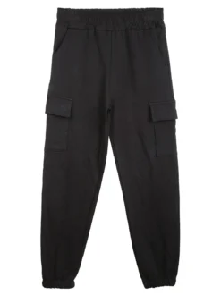 Solada Pantaloni da bambina felpati con tasconi